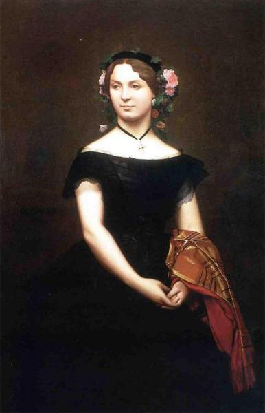 Portrait Of Mademoiselle Durand by Jean-léon Gérôme