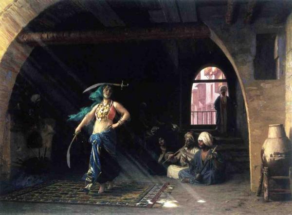 Sabre Dance In A Cafe by Jean-léon Gérôme