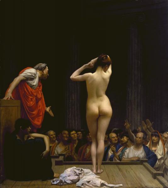 Selling Slaves In Rome by Jean-léon Gérôme