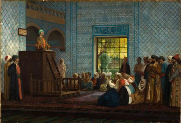 Sermon In The Mosque by Jean-léon Gérôme
