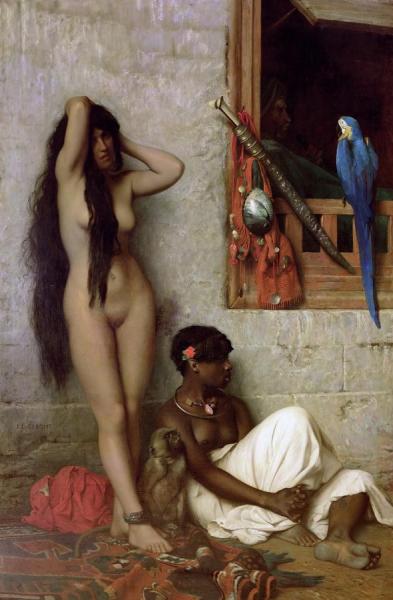 Slave For Sale by Jean-léon Gérôme