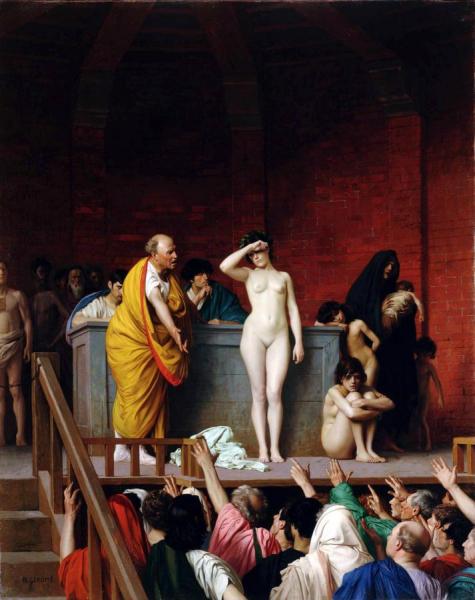 Jean-léon Gérôme Slave Market In Rome