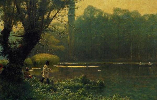 Summer Afternoon On A Lake by Jean-léon Gérôme