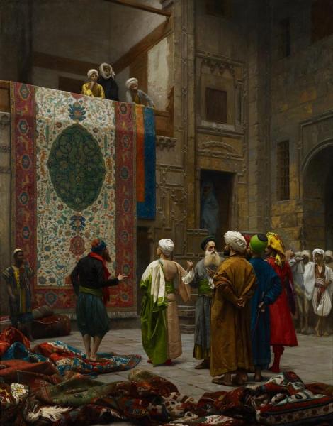 Jean-léon Gérôme The Carpet Merchant(carpet Merchant In Cairo)