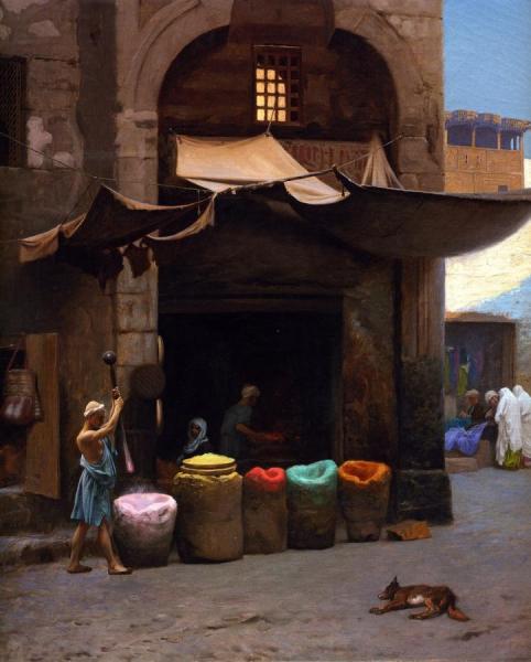 The Color Grinder by Jean-léon Gérôme