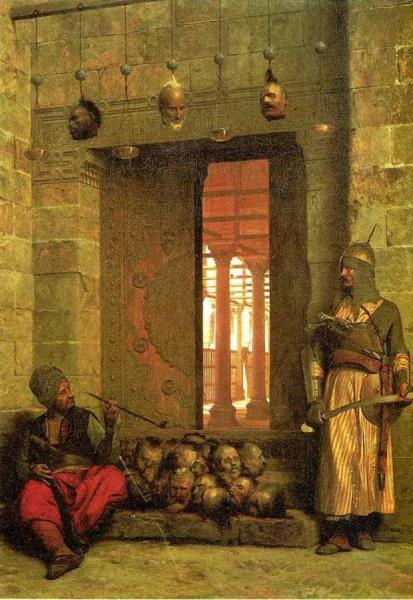 The Door Of The El-hassanein Mosque In Cairo by Jean-léon Gérôme Oil Painting Reproductions