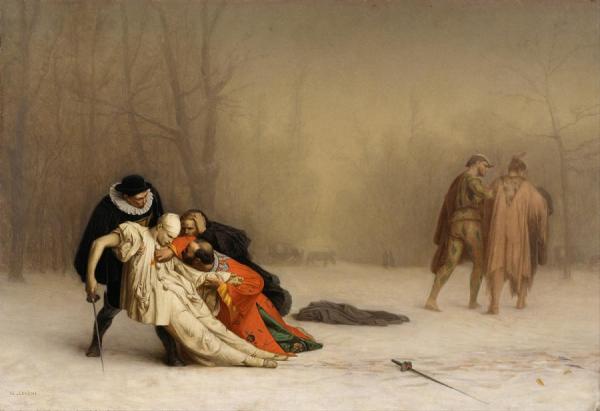 The Duel After The Masquerade by Jean-léon Gérôme