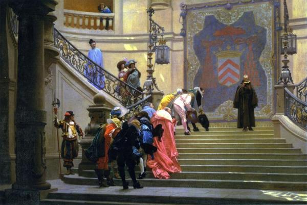 The Gray Cardinal by Jean-léon Gérôme Oil Painting Reproductions