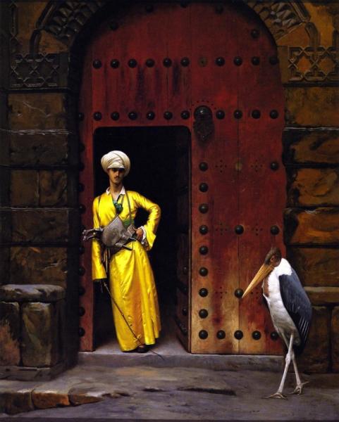 The Marabou by Jean-léon Gérôme