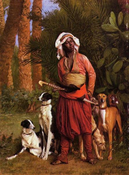 The Negro Master Of The Hounds by Jean-léon Gérôme