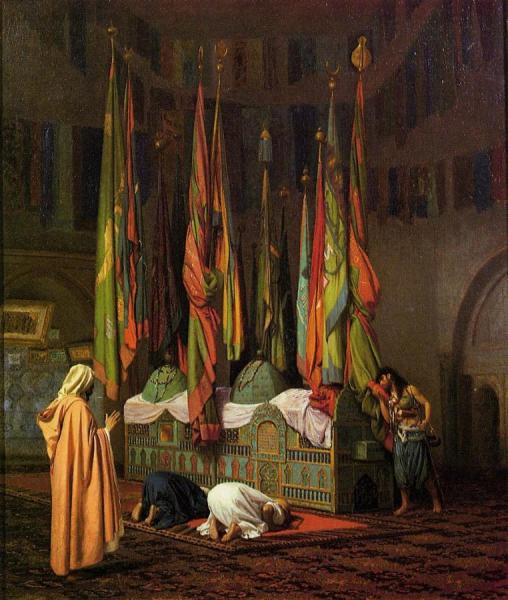 The Tomb Of Hazrat Imam Hisain Allahis Salam by Jean-léon Gérôme