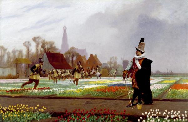 The Tulip Folly by Jean-léon Gérôme