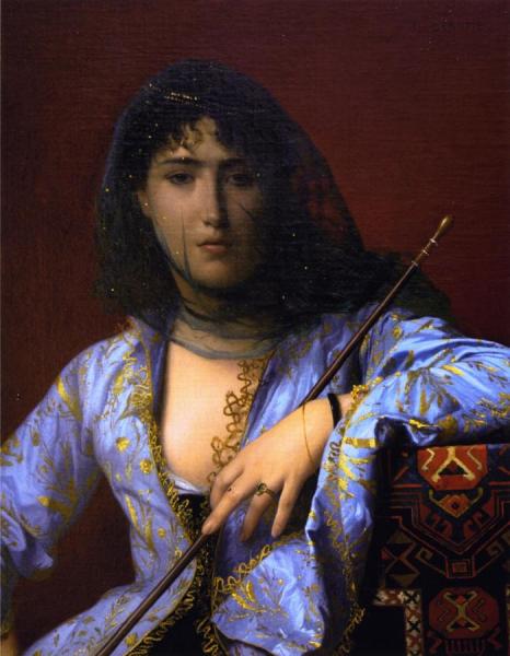 Veiled Circassian Woman by Jean-léon Gérôme