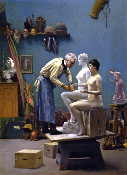 Working In Marble by Jean-léon Gérôme