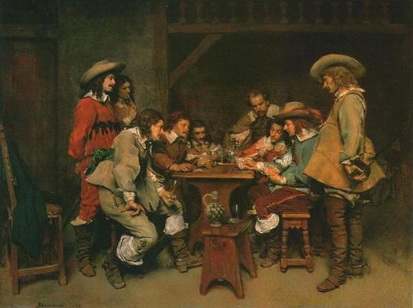 A Game Of Piquet by Jean Louis Ernest Meissonier