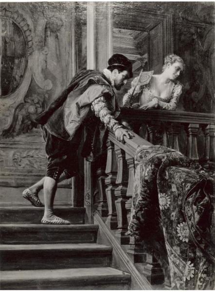 Sur L'escalier by Jean Louis Ernest Meissonier