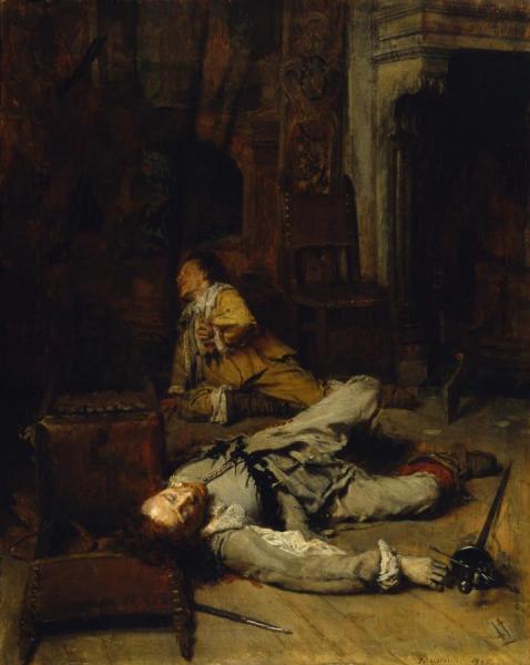 The End Of The Game Of Card by Jean Louis Ernest Meissonier