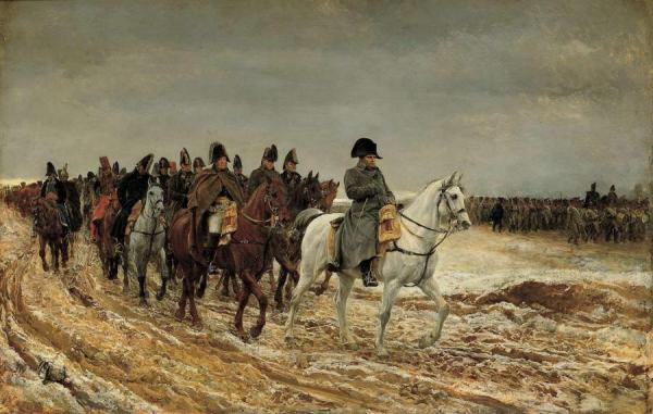 The French Campaign by Jean Louis Ernest Meissonier Oil Painting Reproductions