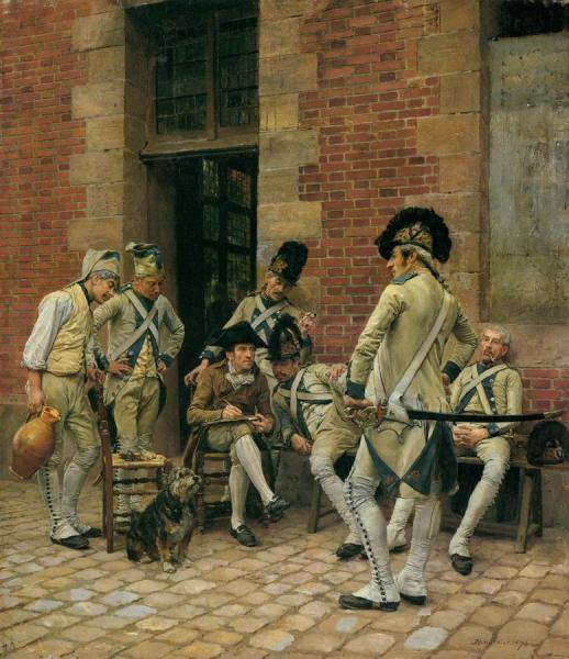 The Sergeant's Portrait by Jean Louis Ernest Meissonier Oil Painting Reproductions