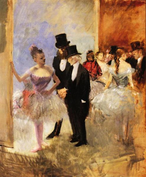 Gentlemen Of The Opera by Jean-louis Forain