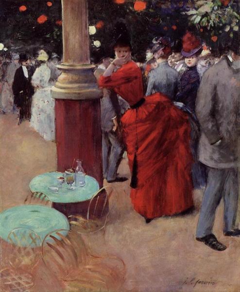 The Public Garden by Jean-louis Forain