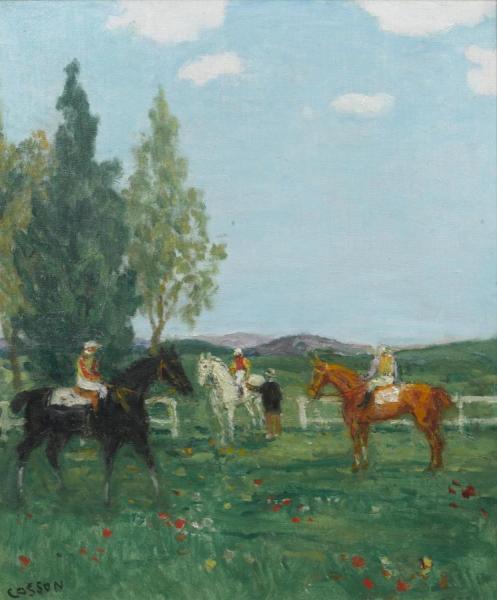 Before The Race by Jean Louis Marcel Cosson