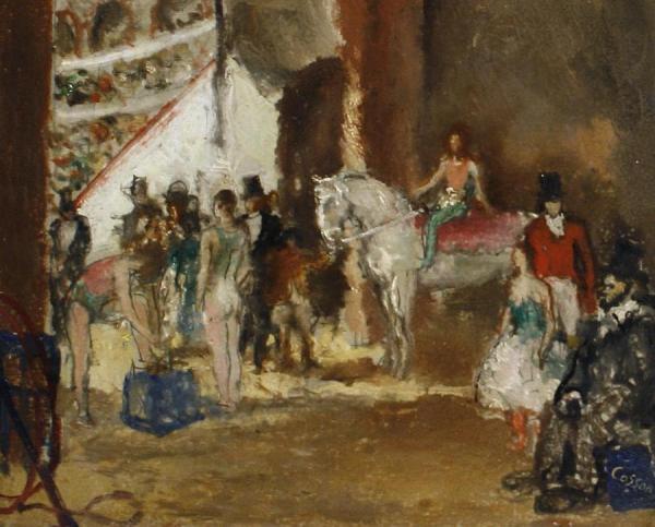 Behind The Scenes At The Circus by Jean Louis Marcel Cosson