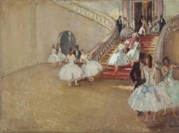 L'escalier Du Ballet by Jean Louis Marcel Cosson