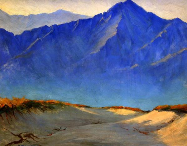 Blue Desert Foothills by Jean Mannheim