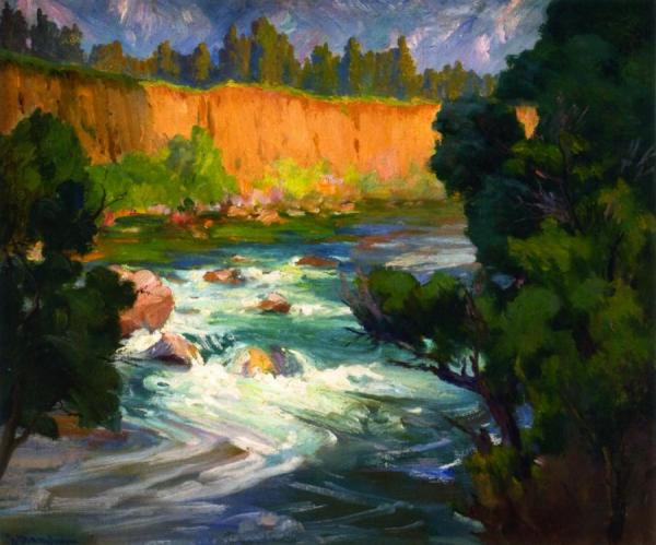 Clay Banks, Kern River by Jean Mannheim