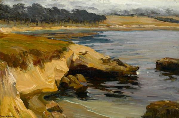 Cove At Carmel by Jean Mannheim
