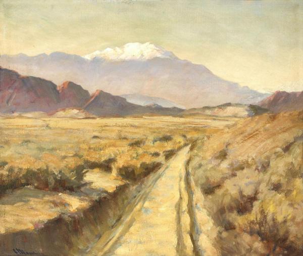 Desert Road by Jean Mannheim Oil Painting Reproductions