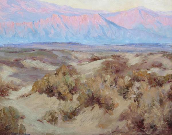 Desert Sunset, Thought To Be Palm Springs by Jean Mannheim