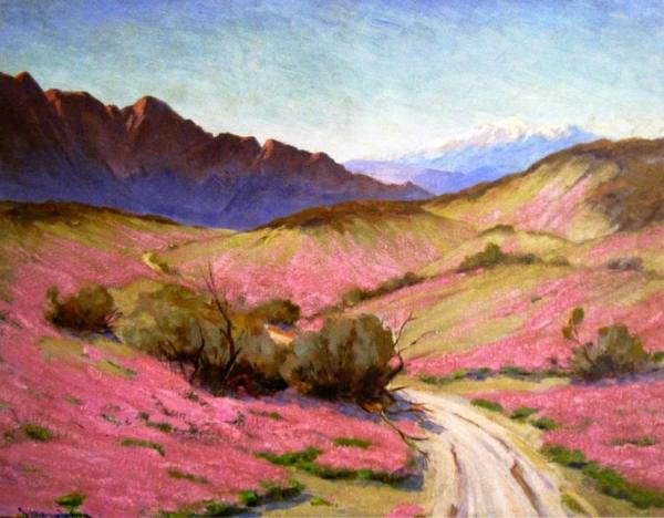 Desert Verbena by Jean Mannheim