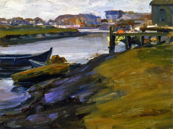 Gray Day At Balboa by Jean Mannheim