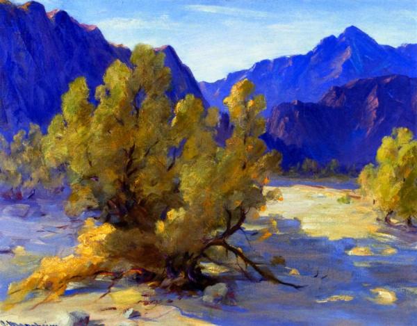 In Box Canyon by Jean Mannheim Oil Painting Reproductions