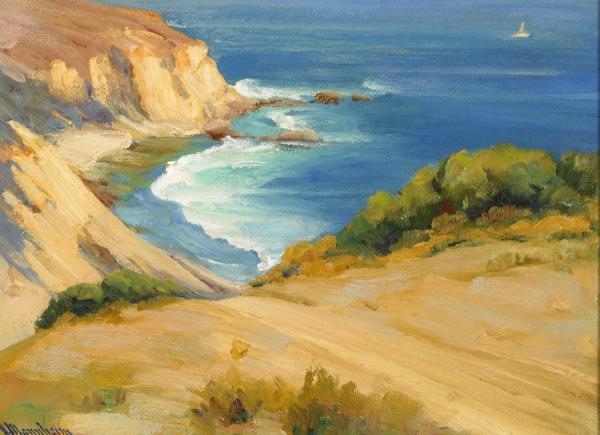 Irvine Cove, Laguna by Jean Mannheim Oil Painting Reproductions