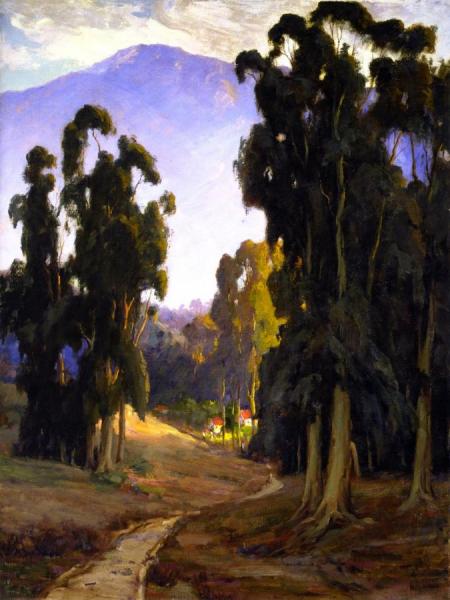 Mount Lowe From Foothill Boulevard by Jean Mannheim