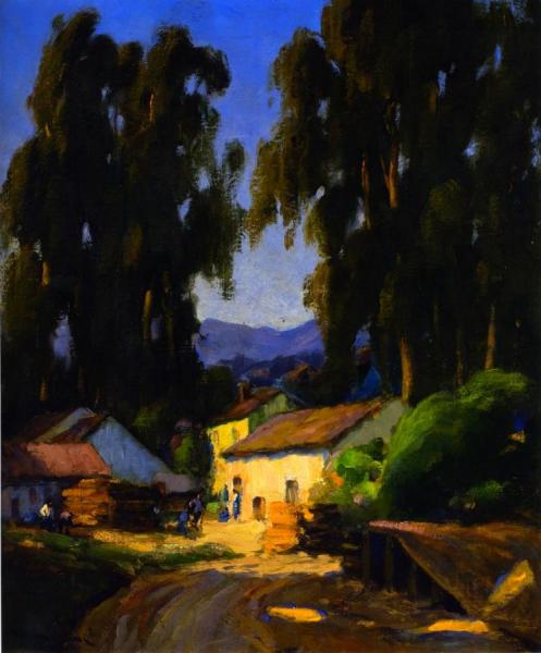 Old Pasadena by Jean Mannheim