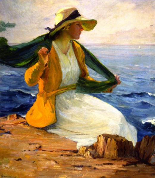 Passing Ships by Jean Mannheim Oil Painting Reproductions