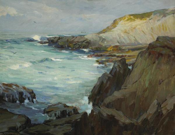 Rocky Coastline by Jean Mannheim