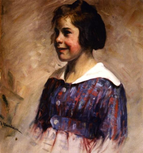 Sketch Of Carolyn Drennan by Jean Mannheim