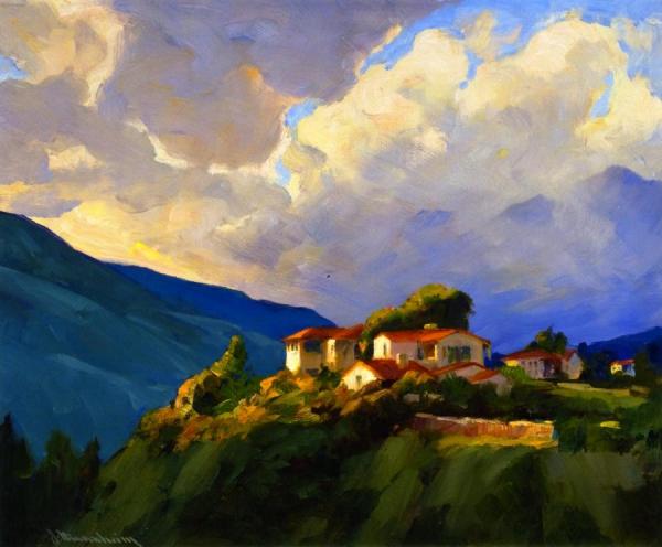Jean Mannheim Storm Clouds, Devil's Gate, Pasadena