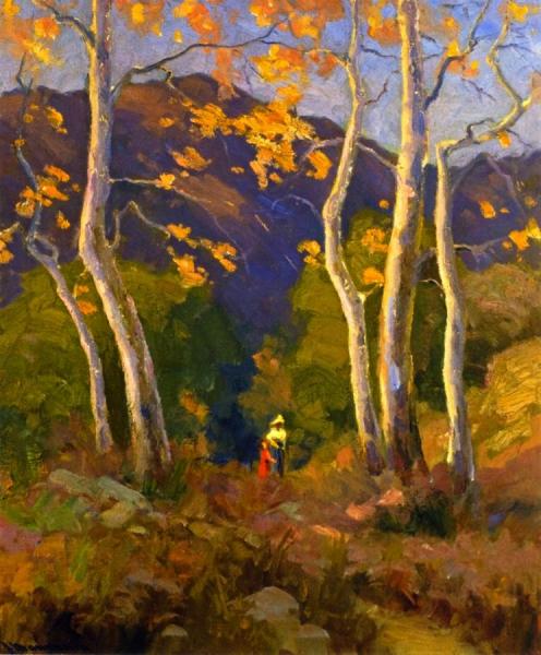 Sycamores In Winter by Jean Mannheim