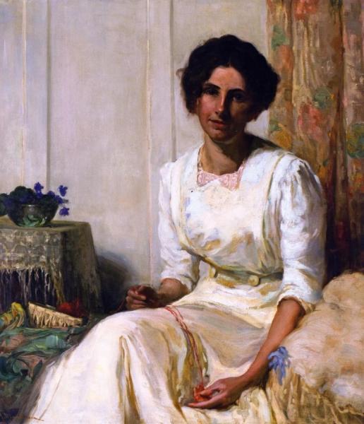 The Lady In White (anna) by Jean Mannheim