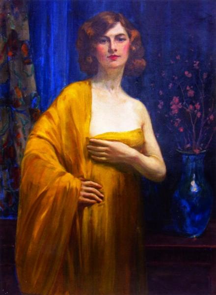 Woman In Gold by Jean Mannheim