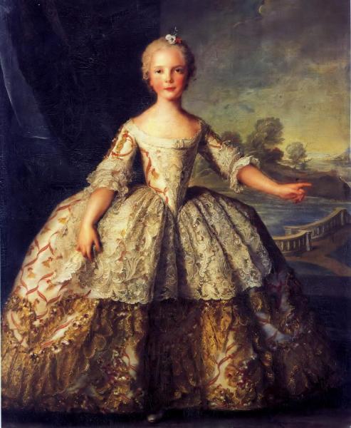 Isabella De Bourbon, Infanta Of Parma by Jean-marc Nattier