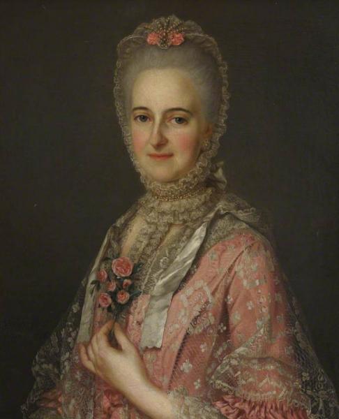 Jane, Née Belchier, Wife Of Richard Huddleston by Jean-marc Nattier