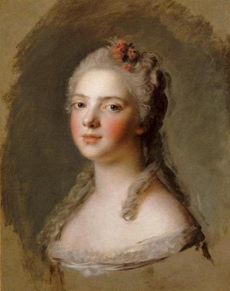 Madame Adélaïde De France by Jean-marc Nattier