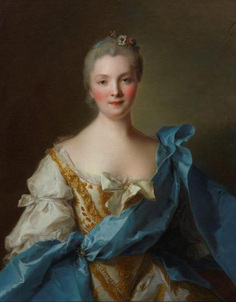Madame De La Porte by Jean-marc Nattier
